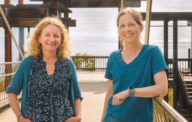 Helen Amanda Fricker, glaciologist, and Sarah Gille, physical oceanographer